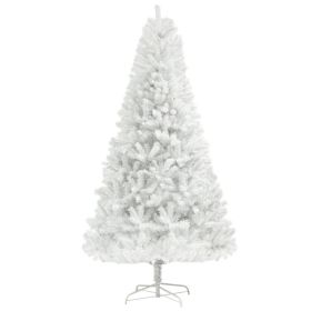 6ft Unlit Artificial White Christmas Tree, Holiday Decor with 1000 Branch Tips, Auto Open and Steel Base (Option: White-950x260x250 mm)